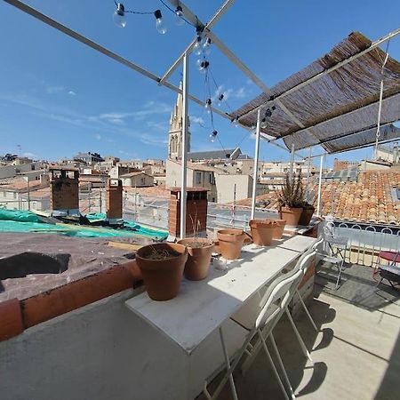 Ferienwohnung Superbe T3 Terrasse Avec Vue Centre Historique Montpellier Exterior foto