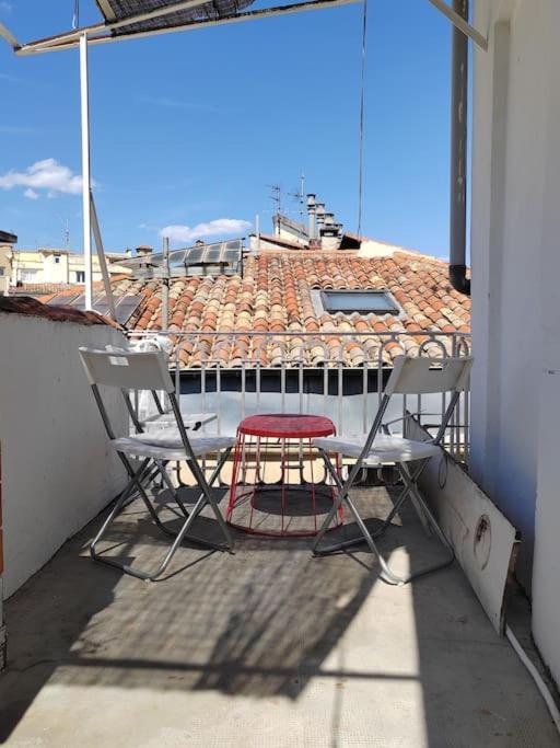 Ferienwohnung Superbe T3 Terrasse Avec Vue Centre Historique Montpellier Exterior foto
